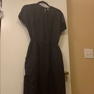 Muji Midi Navy Dress